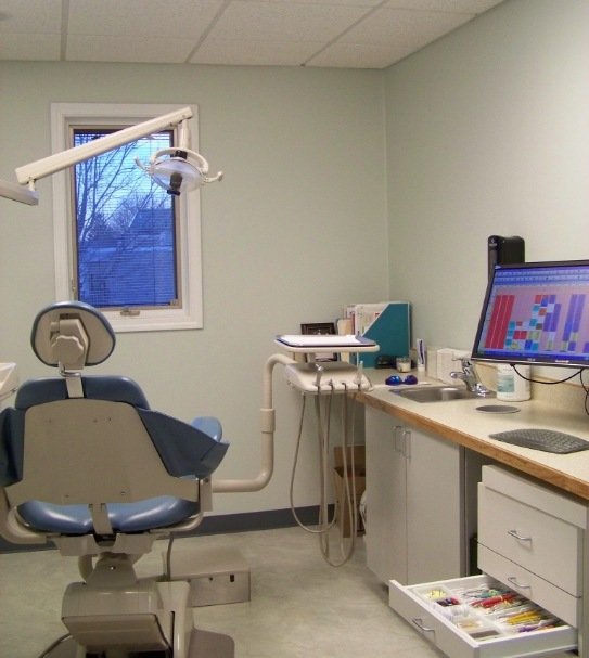Moder dental treatment room
