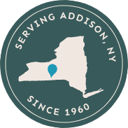 Trusted dentist serving Addison since 1960 badge